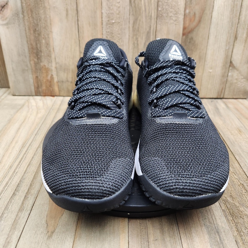 Reebok Nano 9 Training Shoes Mens size 9 Crossfit Black White FU6826 Trainers - Picture 2 of 9